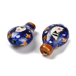 Famille Rose Porcelain Beads&nbsp;LAMP-I028-06B