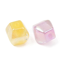 Electroplate Transparent Resin Beads&nbsp;RESI-P046-12B-M