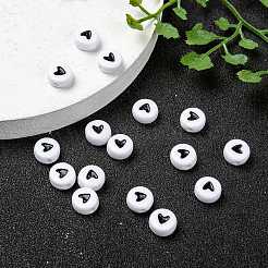 Flat Round Acrylic Beads&nbsp;LS-MACR-PB37C9070-3
