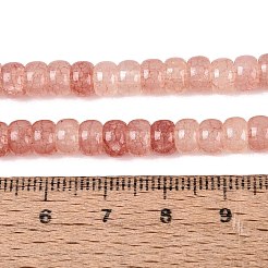 Ombre Effect Dyed Glass Beads Strands&nbsp;X-GLAA-Q106-05A-A09