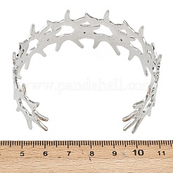 304 Stainless Steel Cuff Bangles for Women&nbsp;BJEW-P370-02P
