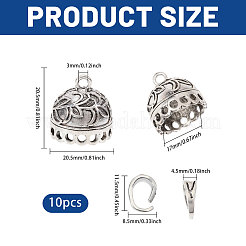 10Pcs Alloy Pendant Bails&nbsp;FIND-CA0011-52B