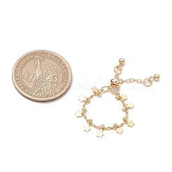 Adjustable Brass Curb Chains Finger Rings for Women&nbsp;RJEW-JR00861