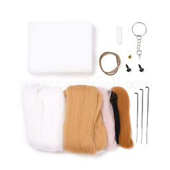 Cat Keychain Needle Felting Kit&nbsp;DIY-P062-04