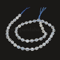 Natural White Topaz Beads Strands&nbsp;G-O201B-30