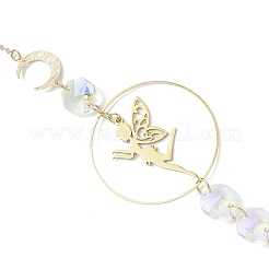Alloy & Brass Fairy Hanging Suncatchers&nbsp;HJEW-JM04246