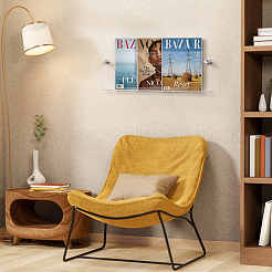 3 Bags Acrylic Wall-mounted Bookshelf&nbsp;AJEW-WA0004-19
