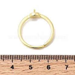 Brass Adjustable Finger Ring Setting&nbsp;KK-P343-02G