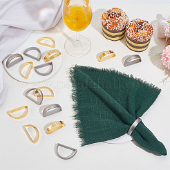 20Pcs 2 Colors Alloy Napkin Ring&nbsp;AJEW-PH0012-16