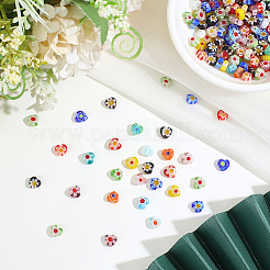 180pcs Handmade Millefiori Glass Beads&nbsp;LAMP-PA0001-67B