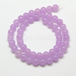 Natural Malaysia Jade Bead Strands&nbsp;G-M100-6mm-01