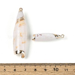 Electroplate Natural Shell Big Pendants&nbsp;SSHEL-N042-11
