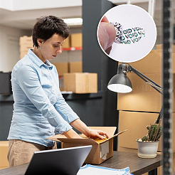500Pcs Laser Paper Self Adhesive Label&nbsp;DIY-SP0006-82A