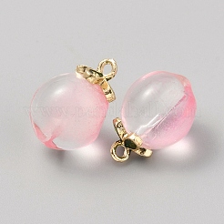 Glass Pendants&nbsp;GLAA-WH0035-41G-03