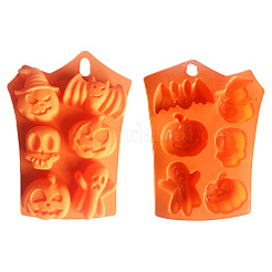 Halloween Theme Silicone Molds&nbsp;SOAP-PW0001-128