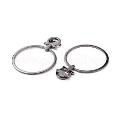 (Defective Closeout Sale: Scratch) Alloy & Iron Metal Bag Handles&nbsp;PURS-XCP0001-01