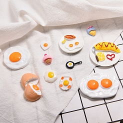 10Pcs 10 Style Fried Egg Pendants for DIY Jewelry Making Finding Kit&nbsp;DIY-SZ0005-84