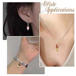 40Pcs 5 Styles Printed Resin Pendants&nbsp;RESI-CJ0005-15