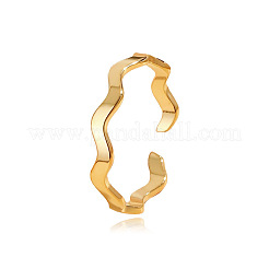 201 Stainless Steel Open Cuff Rings for Women&nbsp;FS-WG5C506-02
