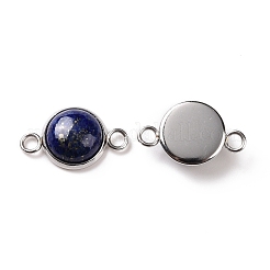 Natural Lapis Lazuli  Connector Charms&nbsp;G-D059-01C-05