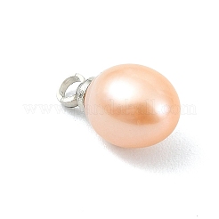 Natural Cultured Freshwater Pearl Pendants&nbsp;PALLOY-JF05289