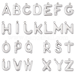 52Pcs 26 Styles Stainless Steel Letter Charms&nbsp;FIND-TA0008-09