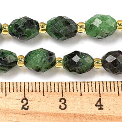 Natural Ruby in Zoisite Beads Strands&nbsp;G-N342-41