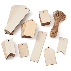 Unfinished Wood Big Pendants&nbsp;WOOD-TA0002-27