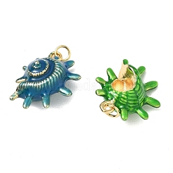 Brass Enamel Pendants&nbsp;KK-CBA57A9-04G