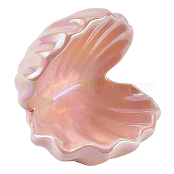 Shell Shape Porcelain Jewelry Plate&nbsp;AJEW-WH20080-08B