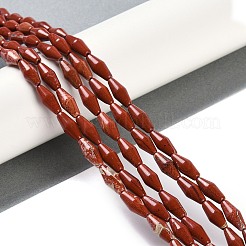 Natural Red Jasper Beads Strands&nbsp;G-L604-C01-01