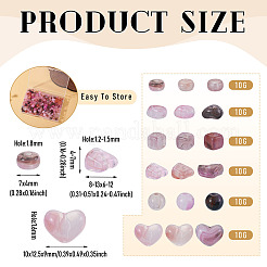 60G 6 Styles Transparent Acrylic Beads&nbsp;TACR-TA0001-63A