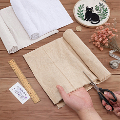 3Pcs 3 Colors Linen Fabric&nbsp;DIY-FG0010-03