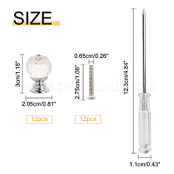 Glass Drawer Knobs&nbsp;FIND-GA0001-22
