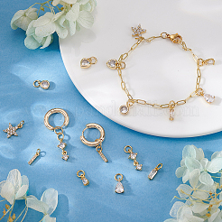 Brass Huggie Hoop Earrings Making Kits&nbsp;GLAA-PH0033-52