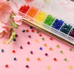 315Pcs 7 Colors Transparent Acrylic Beads&nbsp;TACR-YW0001-77