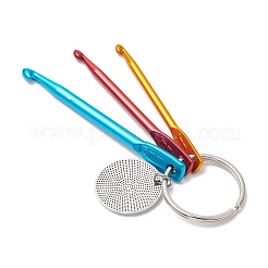 Aluminum Crochet Hooks Keychain&nbsp;KEYC-JKC01013-01