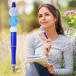 DIY Plastic Beadable Pens Making Kits&nbsp;DIY-YW0012-25B