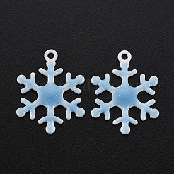 Spray Painted Alloy Enamel Pendants&nbsp;X-ENAM-N055-036B-NR