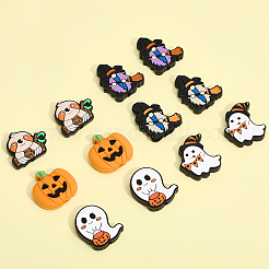 10pcs 5 style Halloween Silicone Beads&nbsp;SIL-CA0002-47