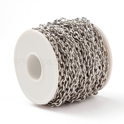 Tarnish Resistant 304 Stainless Steel Cable Chains&nbsp;CHS-O008-03P