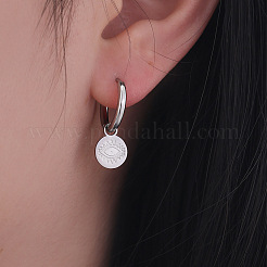 304 Stainless Steel Hoop Earrings&nbsp;WG1DE27-02