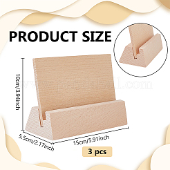 3 Bags Wooden Table Card Holder&nbsp;AJEW-BC0011-36