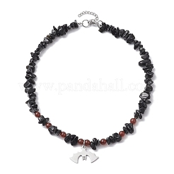 201 Stainless Steel Bat Pendant Necklaces&nbsp;NJEW-TA00156