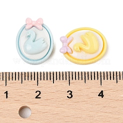 Opaque Resin Cabochons&nbsp;CRES-M037-08D