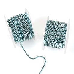 2 Roll Electrophoresis Iron Rhinestone Strass Chains&nbsp;CHC-TA0001-38B