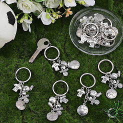 20Pcs Alloy Keychains&nbsp;KEYC-SC00046