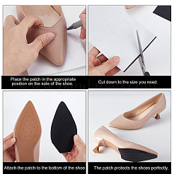 Self Adhesive Shoe Sole Grips&nbsp;DIY-WH0888-500C
