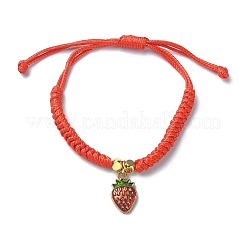 Alloy Enamel Fruit Charm Bracelet&nbsp;BJEW-JB09848