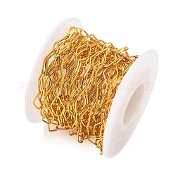 Rack Plating Brass Rhombus Link Chains&nbsp;CHC-N009-04G